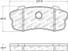 StopTech 309.11851 Sport Disc Brake Pad Set Fits 06-13 Corvette