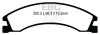 EBC Brakes UD1329 Ultimax  Brake Pads