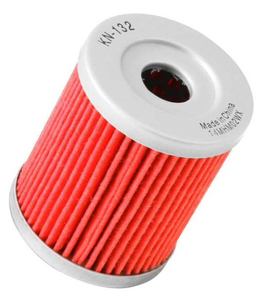K&N Oil Filter for Suzuki / Arctic Cat / Kawasaki / Yamaha 1.75in OD x 2.125in H  (KN-132)