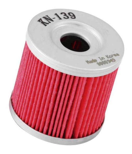 K&N Oil Filter for Suzuki / Kawasaki / Arctic 1.75in OD x 1.719in H (KN-139)