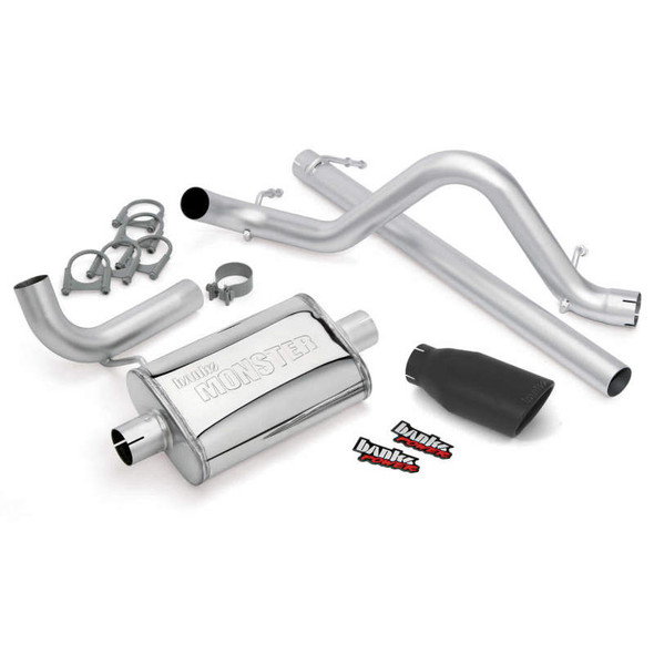 Banks Power 51321-B Monster Exhaust System Fits 07-11 Wrangler (JK)