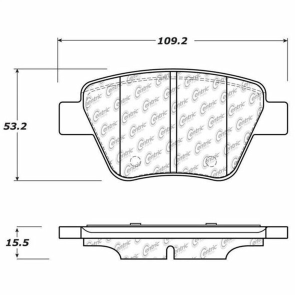 StopTech 308.14560 StopTech Street Brake Pads