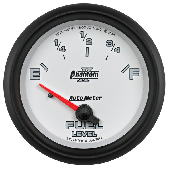 AutoMeter 7814 Phantom II Electric Fuel Level Gauge