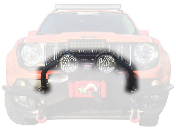 Daystar KJ50003BK Winch Bumper Light Bar Mount Fits 15-18 Renegade