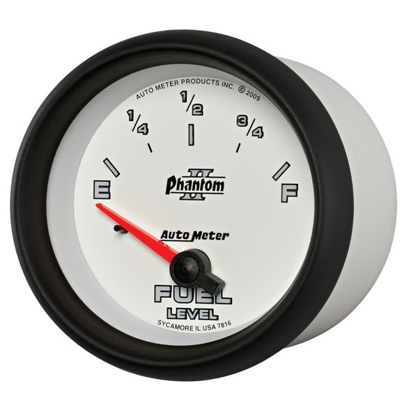AutoMeter 7816 Phantom II Electric Fuel Level Gauge