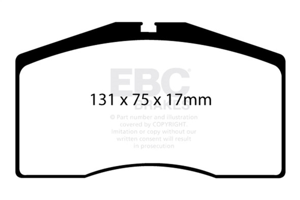 EBC Brakes DP3997C Redstuff Ceramic Low Dust Brake Pads Fits 93-97 911 928