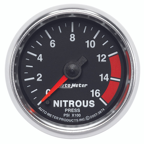AutoMeter 3874 GS Electric Nitrous Pressure Gauge