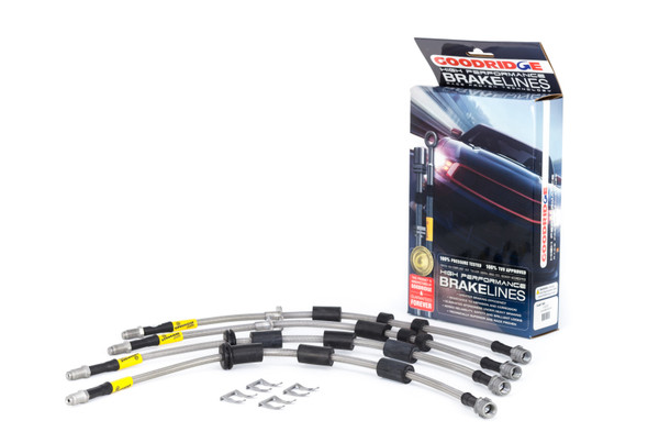 Goodridge USA 13026 G-STOP SS Braided Brake Line Kit Fits 13-16 Escape