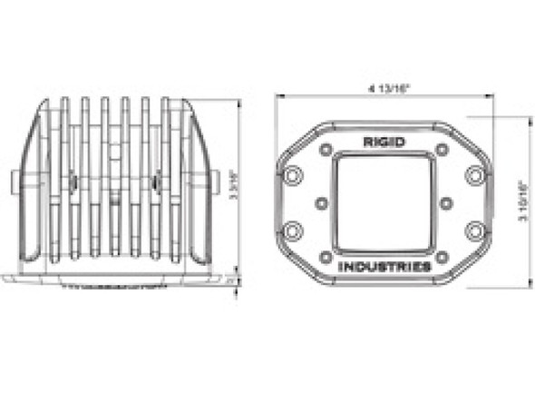 Rigid Industries 502323 D-Series Pro Driving Light