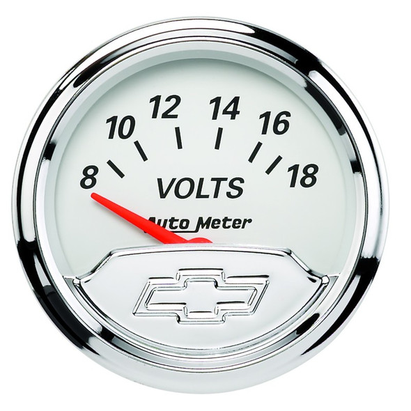 AutoMeter 1391-00408 Chevy Vintage Electric Voltmeter Gauge
