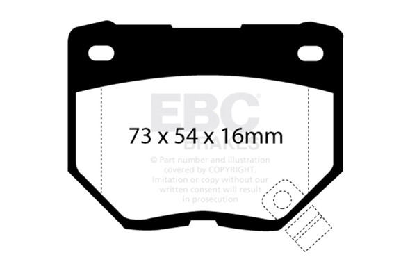 EBC DP2826 Greenstuff Brake Pad Sets (DP2826)