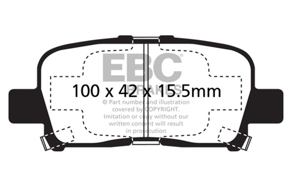EBC UD865 Ultimax2 Brake Pad Sets- UD865