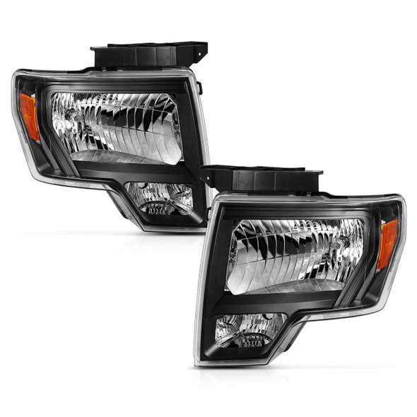 Anzo USA 111428 Crystal Headlight Set Fits 09-13 F-150