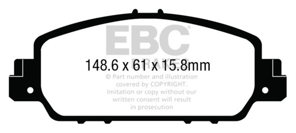 EBC DP23014 Greenstuff Brake Pad Sets- DP23014