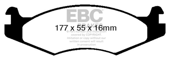 EBC DP41785R Yellowstuff Brake Pad Sets- DP41785R