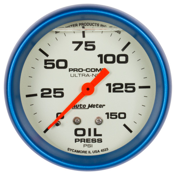 AutoMeter 4223 Ultra-Nite Oil Pressure Gauge
