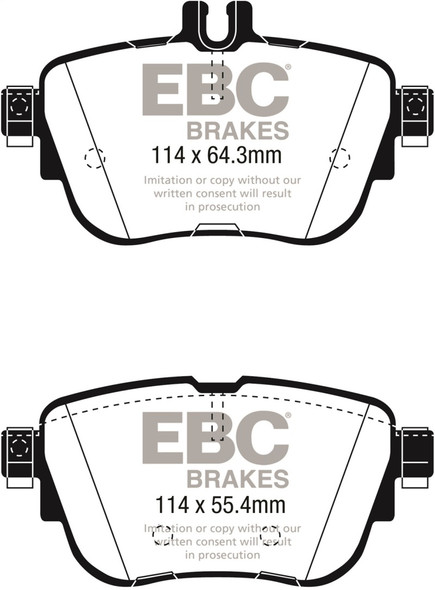 EBC DP42297R Yellowstuff Brake Pad Sets (DP42297R)