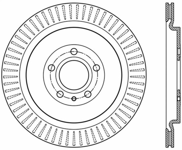StopTech Drilled Sport Brake Rotors (Part# 128.61105L)