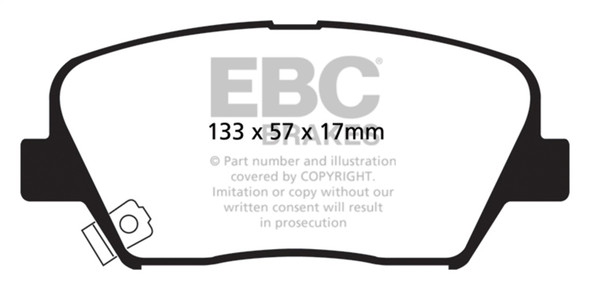 EBC DP21863 Greenstuff Brake Pad Sets- DP21863
