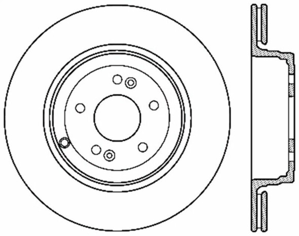 StopTech Drilled Sport Brake Rotors (Part# 128.51035R)