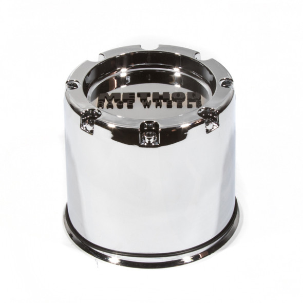 Method Cap 1524 - 83mm - Chrome - Push Thru - PART# CP-1524B89-C1