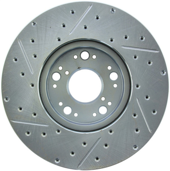 StopTech 227.44083L Select Sport Cross-Drilled And Slotted Disc Brake Rotor