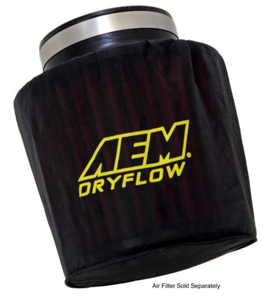 AEM Air Filter Wrap 6 inch Base 5 1/4 inch Top 5 inch Tall (767011)
