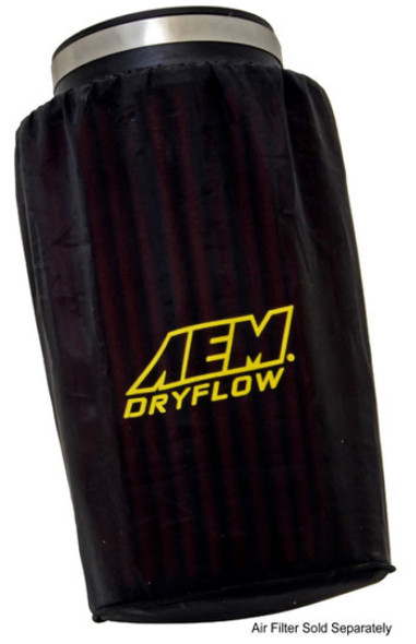 AEM Air Filter Wrap 6 inch Base 5 1/4 inch Top 9 inch Tall (767377)