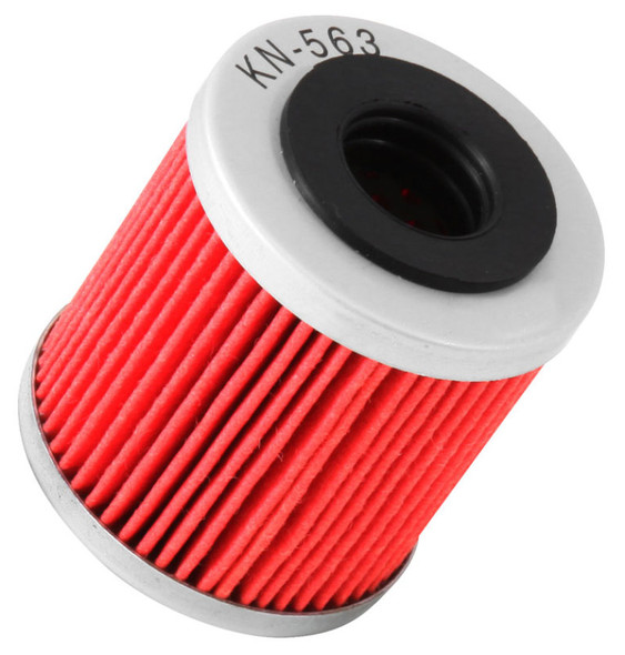 K&N Oil Filter for Aprilia / Derbi / Husqvarna / Piaggio 1.781in OD x 0.625in ID x 1.844in H Oil Filter (KN-563)