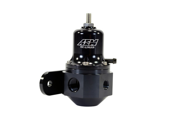 AEM High Capacity Universal Black Adjustable Fuel Pressure Regulator (25-305BK)