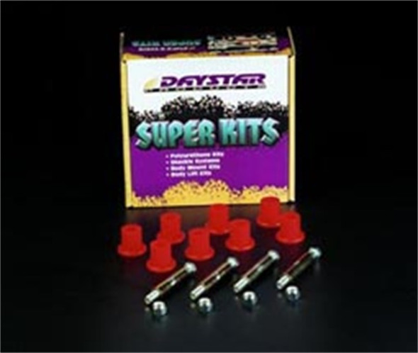 Daystar KJ02018BK Greaseable Bolt And Bushing Kit/Shackles Only
