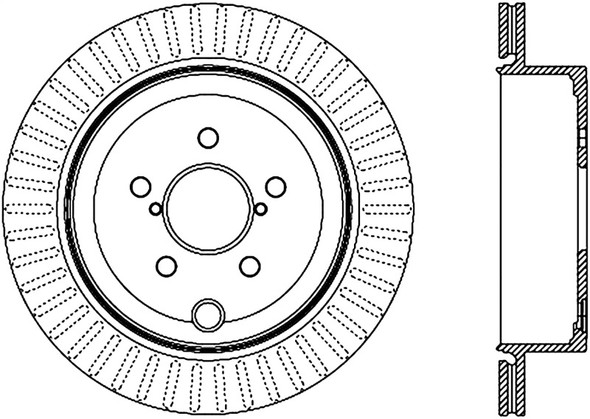 StopTech 126.47031SR Sport Slotted Disc Brake Rotor