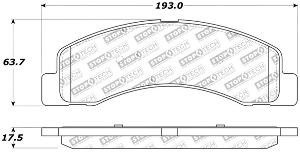 StopTech 309.07560 StopTech Sport Brake Pads