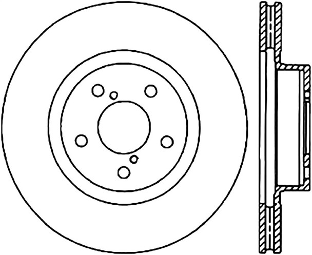 StopTech 126.47022CSR Sport Cryo-Treated Slotted Disc Brake Rotor