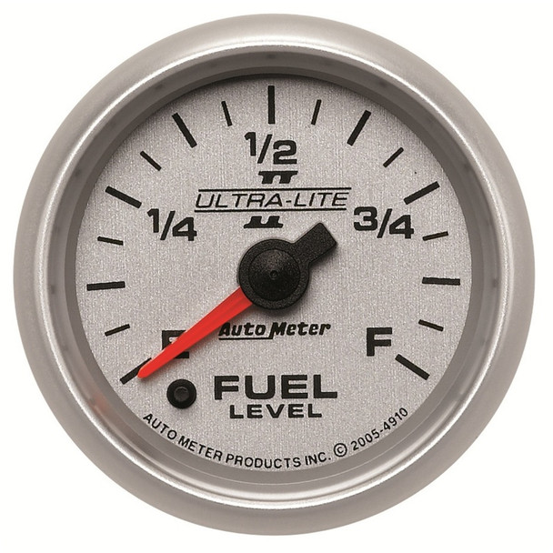 AutoMeter 4910 Ultra-Lite II Electric Programmable Fuel Level Gauge