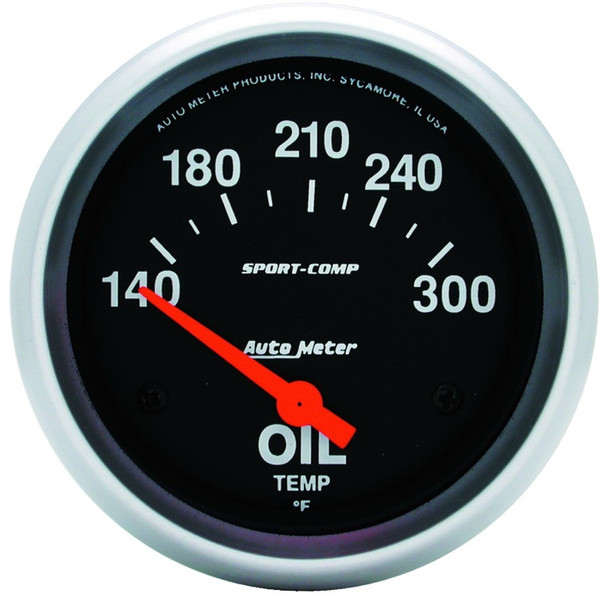 AutoMeter 3543 Sport-Comp Electric Oil Temperature Gauge
