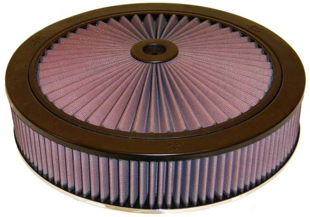 K&N X-Stream Top Filter X-Stream 5.125in Flange 14x3.12in Height 0.875in Drop Base (66-3050)