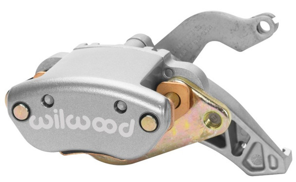 Wilwood Caliper-MC4 Mechanical-R/H - Silver No Logo 1.19in Piston .81in Disc (Part# 120-12069)