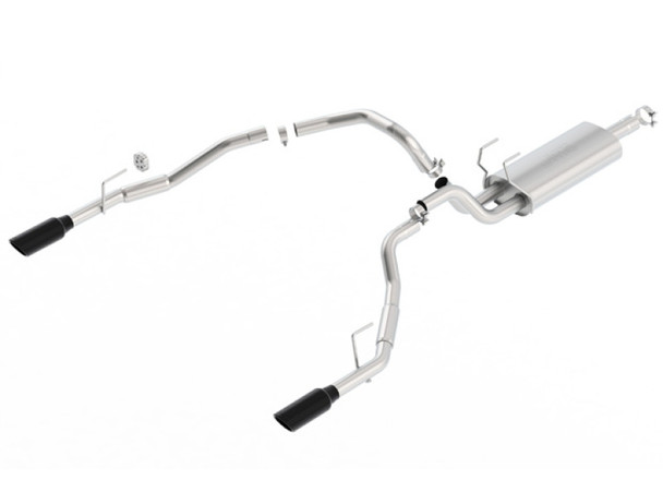 Borla 140308BC S-Type Cat-Back Exhaust System Fits 1500 1500 Classic Ram 1500