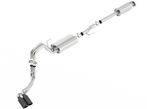 Borla 140618BC S-Type Cat-Back Exhaust System Fits 15-20 F-150