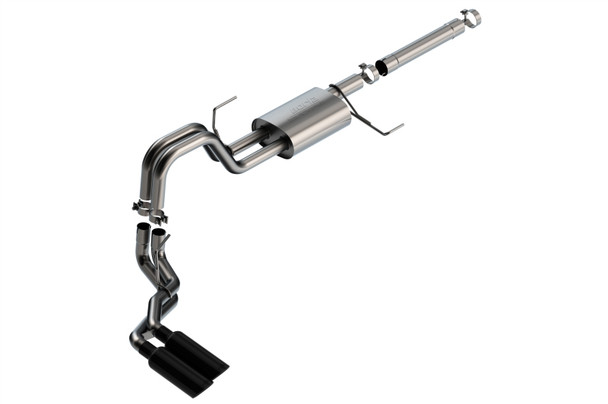 Borla 140904BC S-Type Cat-Back Exhaust System Fits 20-23 F-150