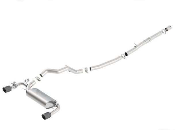 Borla 140730CFBA ATAK Cat-Back Exhaust System Fits 16-18 Focus