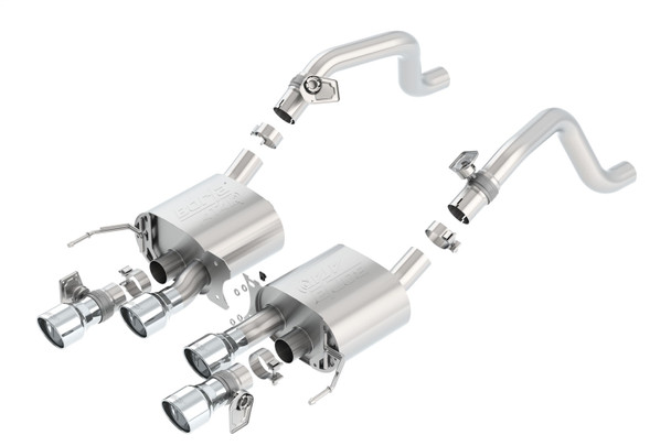 Borla 11875 ATAK Axle-Back Exhaust System Fits 14-19 Corvette