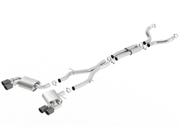 Borla 140688CFBA ATAK Cat-Back Exhaust System Fits 16-23 Camaro
