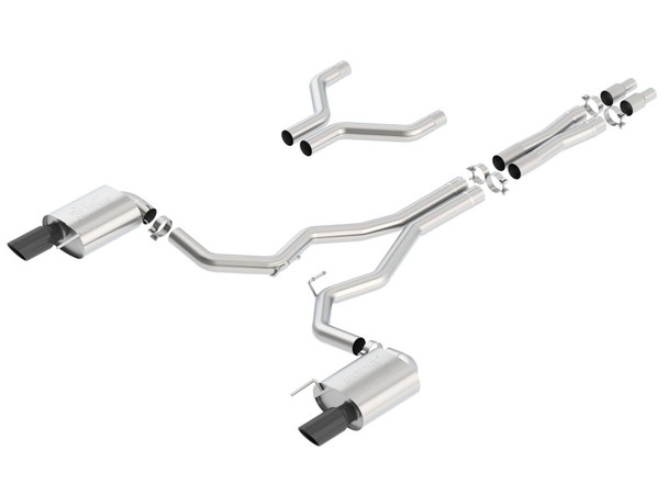 Borla 140630BC ATAK Cat-Back Exhaust System Fits 15-17 Mustang