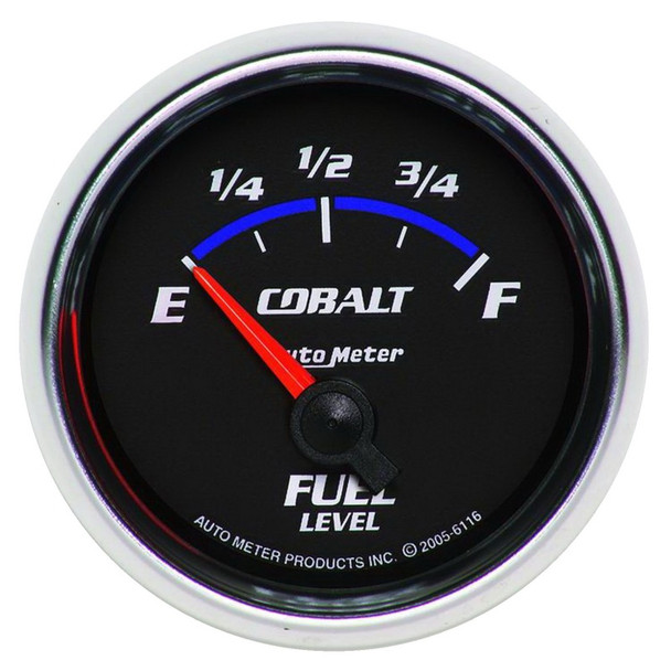 AutoMeter 6116 Cobalt Electric Fuel Level Gauge