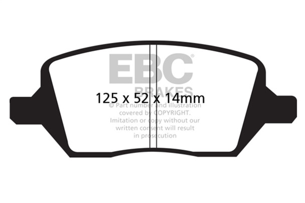 EBC Brakes ED91737 Truck/SUV Extra Duty Brake Pads