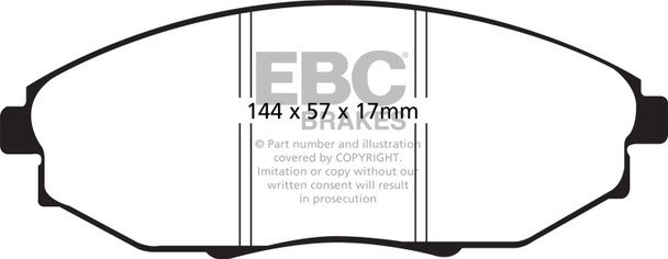 EBC Brakes UD1031 Ultimax  Brake Pads Fits 04-06 Epica
