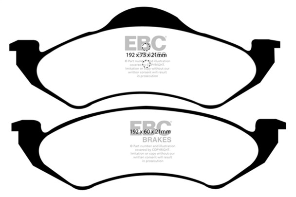EBC Brakes UD746 Ultimax  Brake Pads Fits 98-99 Dakota Durango
