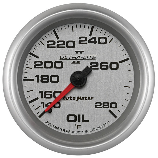 AutoMeter 7741 Ultra-Lite II Mechanical Oil Temperature Gauge
